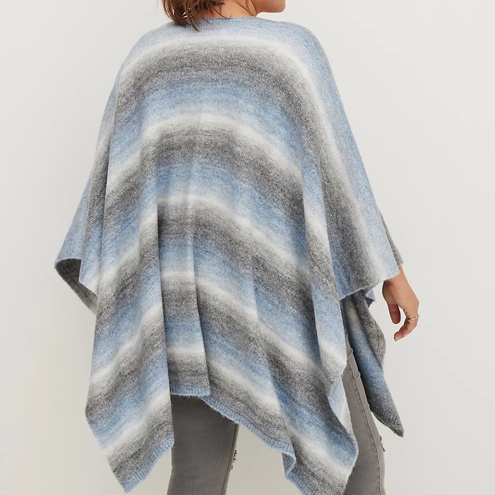 Torrid Multicolor Spacedye Ruana NWT One Size - Picture 5 of 5
